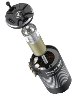 Бесколлекторный сенсорный мотор XERUN 3660SD D5.00 G2 3600 KV для монстров, багги и SCT масштаба 1/10