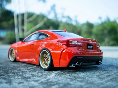 Кузов не окрашенный 1/10 Lexus RC F