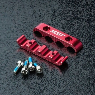 Alum. 4 wires clamps (red)