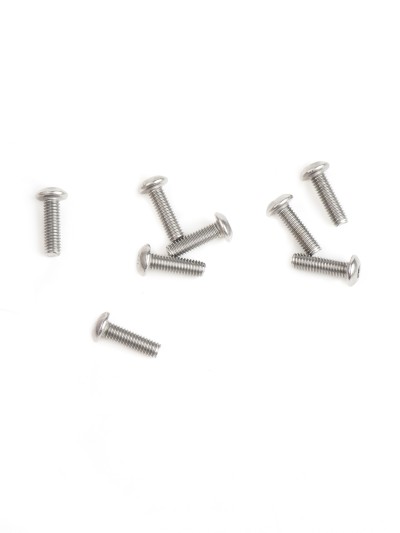 Винты M3x10 стальные нерж. A4 Button Head 8шт.