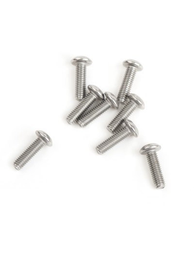 Винты M3x10 стальные нерж. A4 Button Head 8шт.