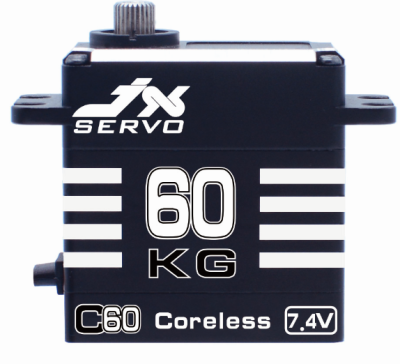 Сервопривод JX Servo C60 62кг / 0.11sec / 7.4V HV стандартный цифровой с металлическими шестернями