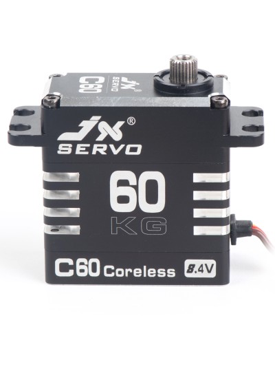 Сервопривод JX Servo C60 62кг / 0.11sec / 7.4V HV стандартный цифровой с металлическими шестернями
