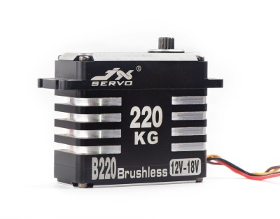 Сервопривод JX Servo B220 215кг / 0.15sec / 18V HV бесколлекторный цифровой с металлическими шестернями