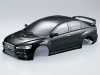 Кузов окрашенный 1/10 Black LANCER EVOLUTION X