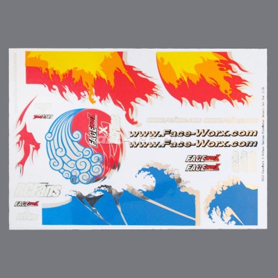 1/10 FaceWorx x RcFans Series FireWater Decals