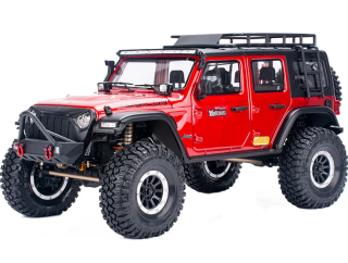 Трофи модель Yikong 4102 1/10 crawler Rubikon (Red) RTR