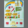 Набор наклеек для моделей масштаба 1/10 VR46 THE DOCTOR (2 листа)