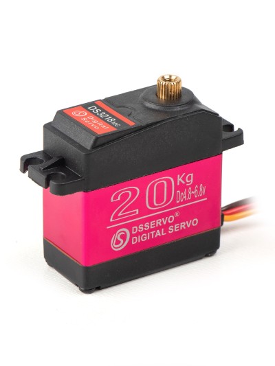 Сервомашинка DS3218-180 21.5кг / 0.14сек / 6.8V цифровая влагозащищённый с металлическими шестернями