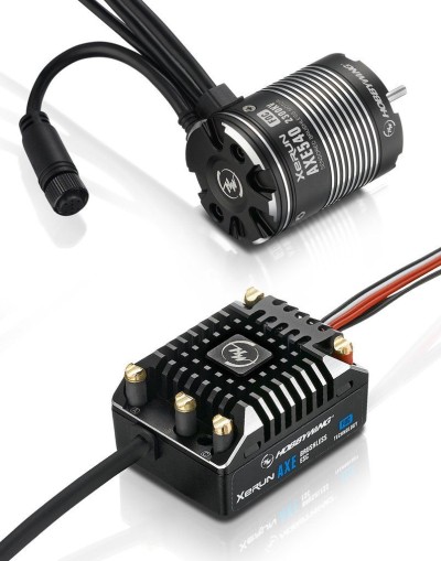 Бесколлекторная сенсорная система Xerun COMBO AXE 540 1200KV FOC­ для краулеров масштаба 1:10