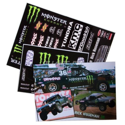 Набор наклеек для моделей MONSTER BLACK SC Buggy Body Team Driftsylvania (2 листа)
