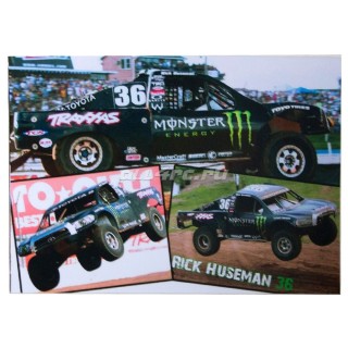 Набор наклеек для моделей MONSTER BLACK SC Buggy Body Team Driftsylvania (2 листа)