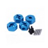 Alloy Wheel Adapter Set (BU) for All Tamiya 1/10 Car
