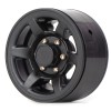 Диски beadlock 1.55 пластиковые чёрные 6 спиц 4pcs