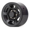 Диски beadlock 1.55 пластиковые чёрные 6 спиц 4pcs
