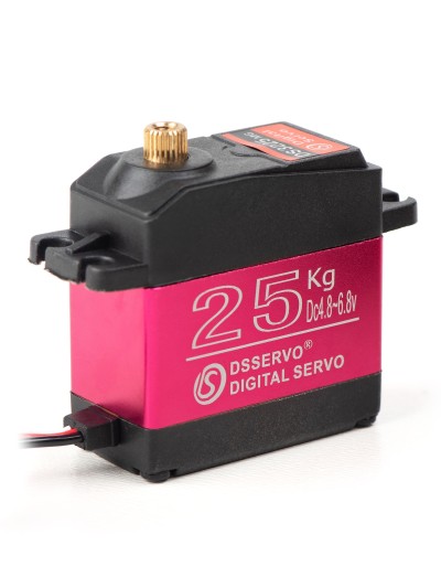 Сервомашинка DS3225-270 28кг / 0.14сек / 6.8V цифровая влагозащищённый с металлическими шестернями