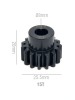 Шестерня стальная Pinion gear 15T M1.5 для вала 8mm
