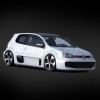 Кузов Volkswagen Golf W12 GTI масштаба 1/10 не окрашенный с отражателями и наклейками