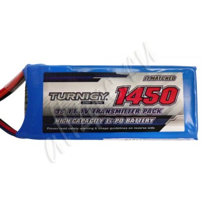 Transmitter Lipoly Pack 1450mAh 3S 11.1v