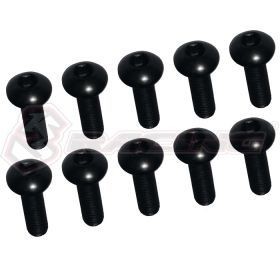 3RACING M3 x 10 Button Head Hex Socket (10pcs)