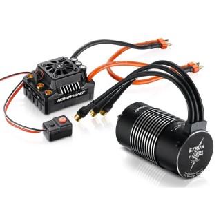 Бесколлекторная бессенсорная влагозащищенная система HobbyWing EZRUN MAX8 T-Plug 4268SL 2600Kv
