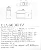 Сервомашинка JX Servo стандартная цифровая с металлическими шестернями CLS6036HV