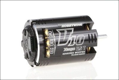 Бесколлекторный сенсорный мотор Xerun V10 6.5T/3650 для шоссейных и дрифтовых моделей масштаба 1/10