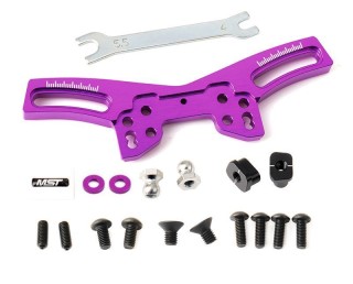 MST 210514P FXX Alum. front quick adj. damper stay (Purple)