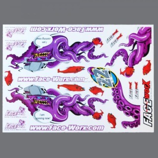 Набор наклеек для моделей 22 Nasty Octopus (1 лист)